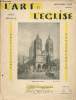 L'art et l'église n°3 novembre 1935 - Tours et clochers - l'église de proviseux - quelques revêtements de sols modernes - le tympan marial de l'église ...