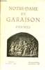 Notre-Dame de Garaison poemes.. Chanoine Pomiès
