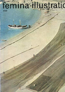 Femina illustration n°25 mai 1956 - Un grain de beauté - au petit bonheur - objets bien trouvés - aujourd'hui les chirurgiens guérissent le coeur - ...