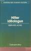 Hitler idéologue - Archives des sciences sociales.. Jackel Eberhard