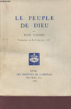 Le peuple de Dieu.. Dom Vonier