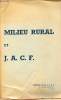 Milieu rural et J.a.c.f.. Collectif