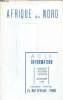 Cahiers de formation ouvrière aout-septembre 1955 - Numéro spécial Afrique du Nord (Maroc, Algérie, Tunisie).. Collectif