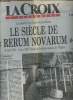 La Croix l'événement n°32892 dimanche 12 lundi 13 mai 1991 - Le siècle de rerum novarum - les praticiens de la doctrine sociale - F.Perigot une ...