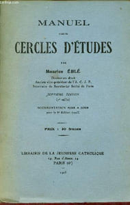 Manuel des cercles d'études - 7e édition.