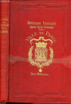 Scènes et tableaux de la nature - Collection Bibliothèque des écoles et des familles - 10e édition entièrement refondue.. Figuier Louis