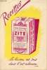 Plaquette dépliante : Recettes Zite.. Collectif