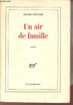 Un air de famille - Récit.. Grenier Roger