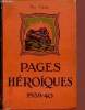 Pages héroïques 1939-40.. Dadin Paul