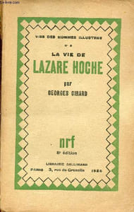 La vie de Lazare Hoche - Collection vies des hommes illustrés n°3.