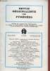 Revue régionaliste des Pyrénées n°219-220 61e année juillet/décembre 1978 - Grand prix de littérature pyrénéenne remerciement - réponse à Jean Louis ...