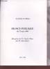 Académie de Béarn - Séance publique du 17 mars 1984 - Réception de M.Charles Blanc par M.Jean Robert.. Blanc Charles & Robert Jean