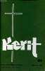 Kerit n°91 mars avril 1990 - Joseph son profil intérieur - porte ouverte chez Saint Jean de la Croix - la force évangélique de la souffrance - ...