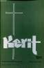 Kerit n°120 janvier février 1995 - Les saints noms de dieu - l'abîme de ton amour - prier se tenir devant l'éternel - connaître dieu en foi la trinité ...