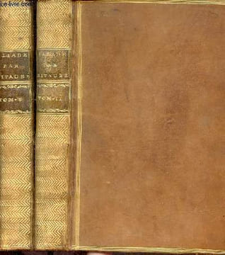 L'Iliade d'Homere - Traduction nouvelle précedée de réflexions sur Homère par M.Bitaube - En deux tomes - Tomes 1 + 2 .. Homère & M.Bitaube