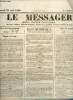 Le Messager journal politique et littéraire 1re année n°133 mercredi 23 août 1848 - Paris 22 août - actes officiels - nouvelles étrangères - assemblée ...