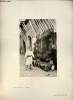 Boutique de Mozabite - Alger - Une photogravure en monochrome extraite de la revue mensuelle L'Algérie artistique et pittoresque (vers 1890).. ...