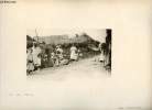 Teniet-El-Haad - Le Village Nègre - Une photogravure en monochrome extraite de la revue mensuelle 'Algérie artistique et pittoresque (vers 1890).. ...