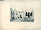 Le Palais du Pacha - Tanger - Une photogravure en monochrome extraite de la revue mensuelle 'Algérie artistique et pittoresque (vers 1890).. Collectif