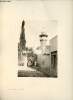 Tunis - Mosquée de la Casbah - Une photogravure en monochrome extraite de la revue mensuelle 'Algérie artistique et pittoresque (vers 1890).. ...