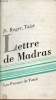 Lettres de Madras.. Fr.Roger Taizé