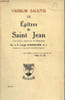 Ep&icirc;tres de Saint Jean - Verbum salutis IX.. Bonsirven s.j. Jospeh