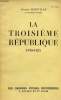La troisième république 1870-1935 - Collection les grandes études historiques.. Bainville Jacques