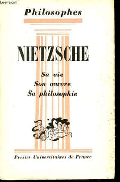 Nietzsche sa vie, son oeuvre avec un exposé de sa philosophie - Collection philosophes.. Cresson André