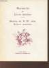 Catalogue de ventes aux enchères - Manuscrits et livres anciens - Illustrés du XVIIIe siècle reliures armoriées - Hotel Drouot vente du 30 novembre ...