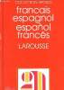 Dictionnaire français-espagnol - Espanol-Francès - Collection Apollo.. Garcia-Pelayo Ramon