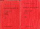 Précis d'anatomie - En deux tomes - Tomes 1 + 2 - Tome 1 : Texte anatomie des membres,ostéologie du crâne,de la face, du thorax et du bassin - Tome 2 ...