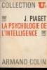La psychologie de l'intelligence - Collection U2 n°29.. Piaget Jean