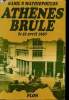 Athènes brûle le 21 avril 1967 en Grèce.. P.Mathiopoulos Basil