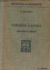Versions latines commentées et traduites III - Collection Bibliothèque des humanités.. H.Berthaut