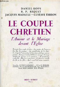 Le couple chrétien l'Amour et le Mariage devant l'Eglise.