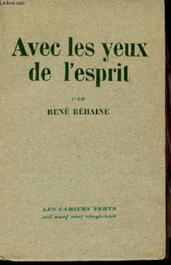 Histoire d'une société - Avec les yeux de l'esprit - Collection les cahiers verts n°5 - Exemplaire alfa n°574.