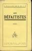 Les défaitistes - Roman - Edition originale sur alfa.. Dumur Louis