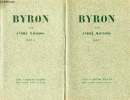 Byron - En deux tomes - Tomes 1 + 2 - Collection les cahiers verts n°7-8 - Exemplaire alfa n°1091.. Maurois André
