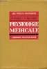 Physiologie médicale - Les précis pratiques.. R.Fabre & G.Rougier