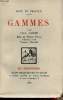 Gammes - Collection Jeux et travaux - Exemplaire n°62 sur vélin teinté de Vidalon.. Garcin Paul