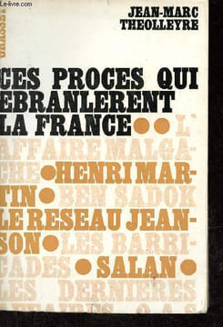 Ces procès qui ébranlèrent la France.. Théolleyre Jean-Marc