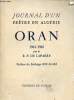 Journal d'un prêtre en Algérie Oran 1961-1962.. R.P. de Laparre