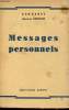 Messages personnels.. Bergeret & Grégoire Herman