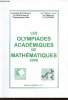 Les Olympiades Académiques de Mathématiques 2006 - Brochure APMEP n°177.. Collectif