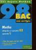 Les Sujets Nathan - Bac 98 non corrigés - Maths obligatoire et spécialité ES spécialité L.. Danion Marie-Dominique & Gourion Marc