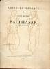 Le dessinateur Balthasar (Hans Haug) + envoi de Balthasar et dessin - Collection Artistes d'Alsace n°6.. Ahnne Paul