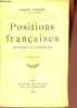 Positions françaises chronique de l'année 1939 - 13e édition.. Duhamel Georges