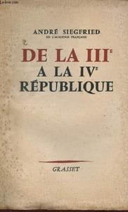 De la IIIe à la IVe République.