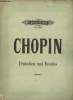 Präludien und Rondos von Fr.Chopin kritisch revidiert und mit fingersatz versehen von Herrmann Scholtz - 9105.. Fr.Chopin