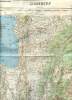 Une carte en couleur : Chambéry feuille XXXIII-32 - Carte de France au 50 000e (type 1922) - Quadrillage kilométrique projection Lambert II zone ...